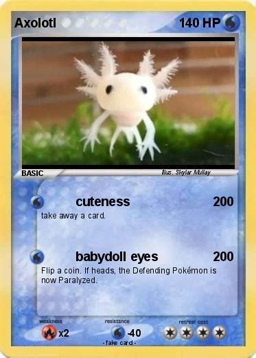 Pokémon Axolotl 144 144 cuteness My Pokemon Card