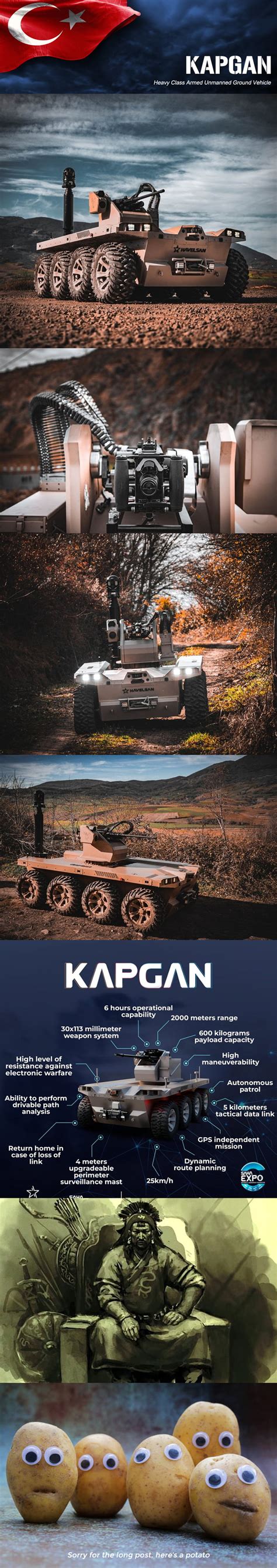 Turkish Heavy Class Armed Ugv Developed By Havelsan Defense Industry