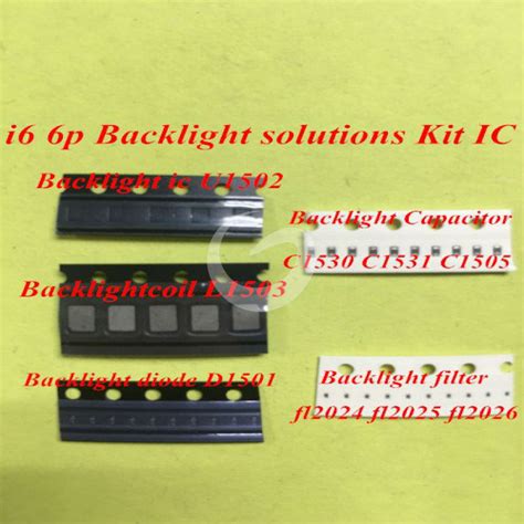 IPhone 6 6 Plus Backlight Solutions Kit IC U1502 Coil L1503 Diode