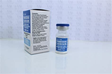 Parecoxib Sodium Powder For Solution For Injection 40mg 2ml