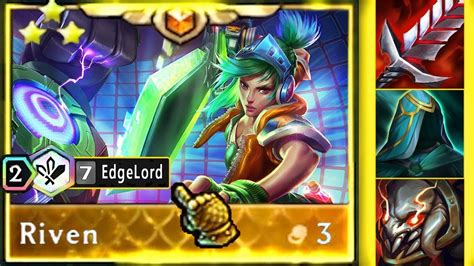 Full Edgelord Riven ⭐⭐⭐ Tft Set 10 Youtube