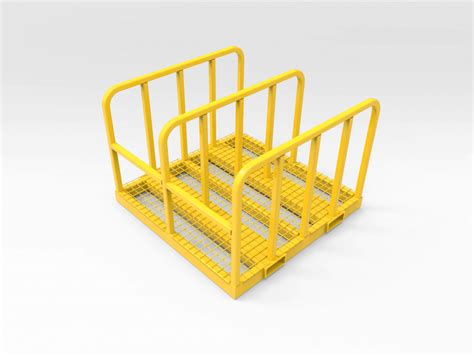 Sloping Vertical Steel Plate Rack Bend Tech Defence