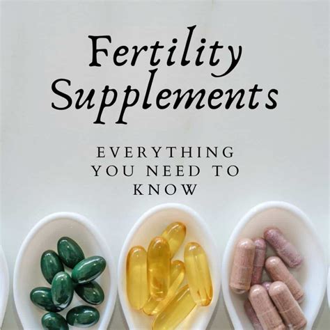 Which Fertility Supplements Can You Trust Everything You Need To Know