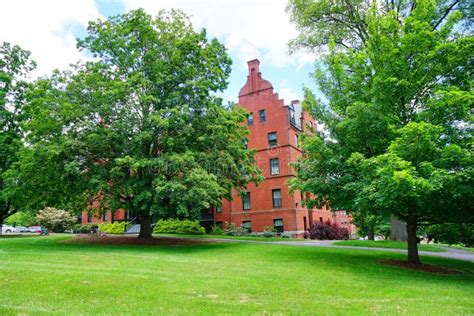 Mt Holyoke College Campus Building Stock Photo - Image of campus, high ...