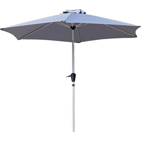 Glamhaus Light Grey Crank And Tilt Parasol M Wilko