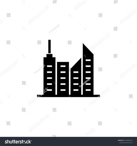 Skyline Vector Icon Skyline Icon Symbol Stock Vector (Royalty Free ...