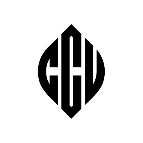 Diseño De Logotipo De Letra De Círculo Ccu Con Forma De Círculo Y