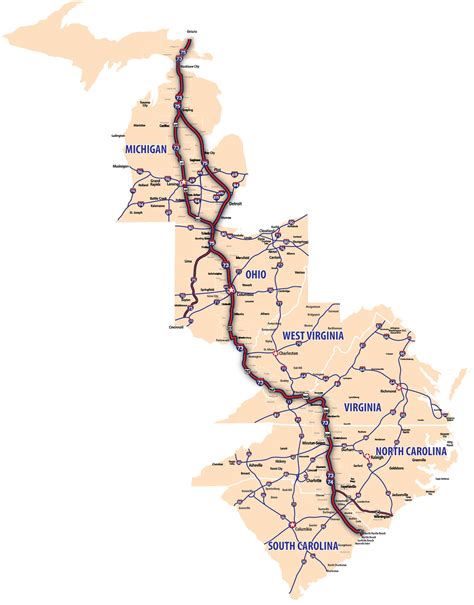 map of ohio interstate highways 2
