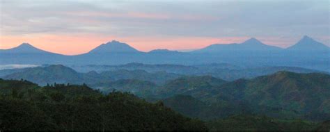 Virunga Mountains: the virunga mountain ranges mountain