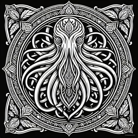 Cthulhu Coloring Pages On Behance