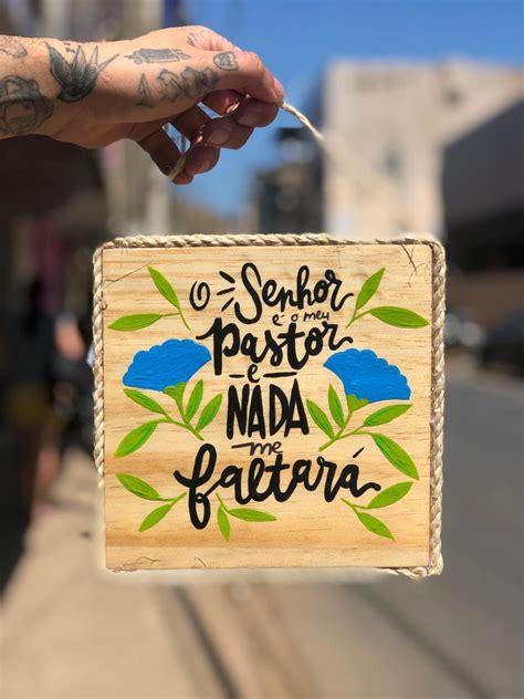 QUADRO DECORATIVO O SENHOR É MEU PASTOR E NADA ME FALTARÁ Elo7