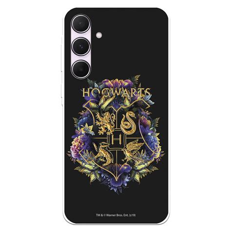 Tasche Für Samsung Galaxy A55 5g Official Harry Potter Hogwarts Floral