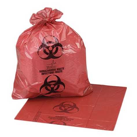 Biohazardous Waste Bag Redblack 33 Gallon 120mil 33 X 39 Kif118