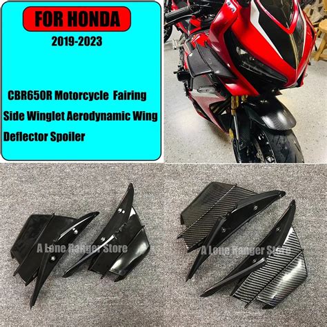 Motorcycle Winglet Aerodynamic Side Wind Fin Spoiler ABS Front Fairing