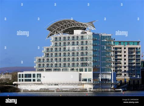 St Davids Spa, Cardiff Bay, South Wales Stock Photo - Alamy