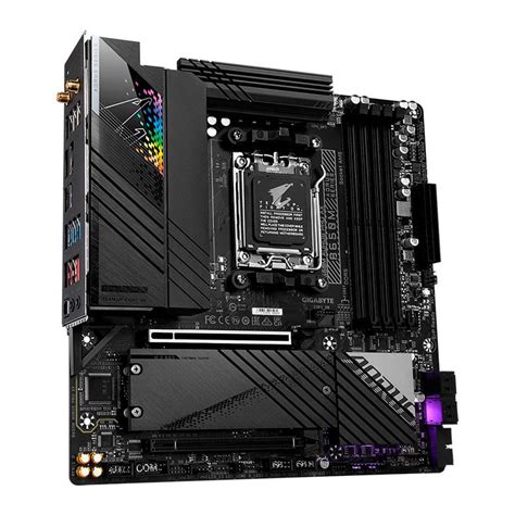 Placa Mae Gigabyte B650M Aorus Pro AX WiFi DDR5 Socket AM5 M ATX