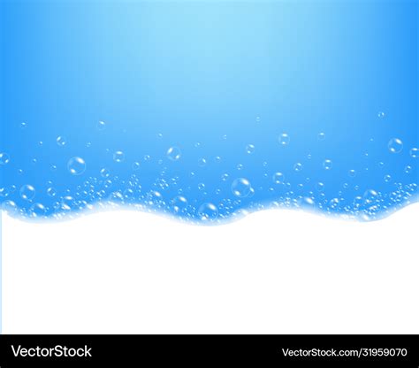 Foamy Soap Bubbles Background