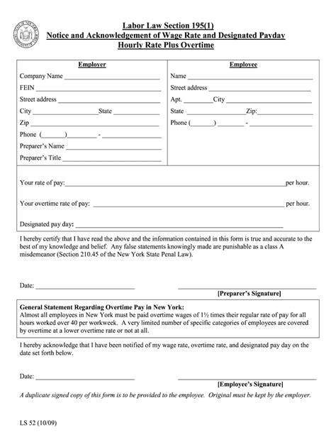 Notice Form Ny Fill Online Printable Fillable Blank Pdffiller