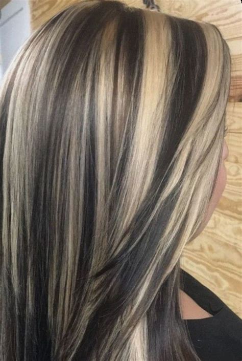 Mechas Mechas Para Pelo Negro Pelo Largo Con Mechas Cabello Con Rayitos