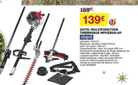 Promo Outil Multifonction Thermique Mfh P Scheppach Chez