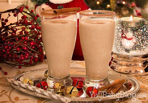 Healthy "Egg Nog" Smoothie - Yay Baby!