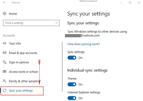 How To Configure Sync Your Settings In Windows 10