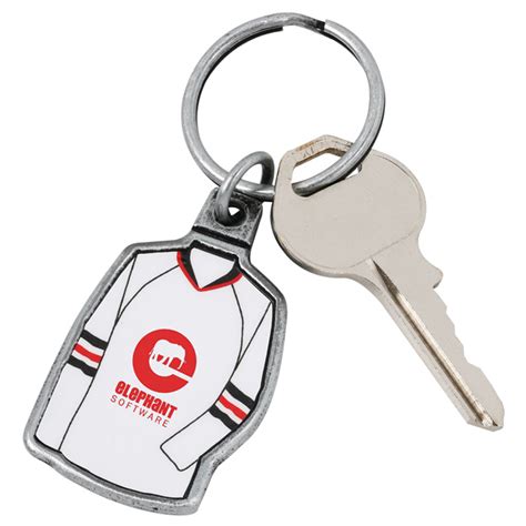 4imprint Ca Sports Jersey Metal Keychain Hockey C117073 Hk