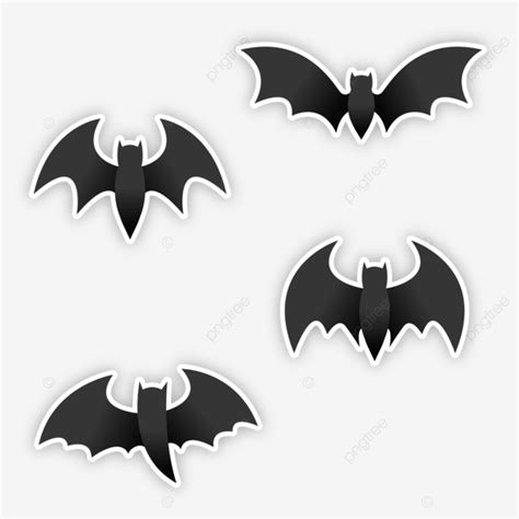 Bat Pack Stickers Bat Sticker Bats Png And Vector With Transparent