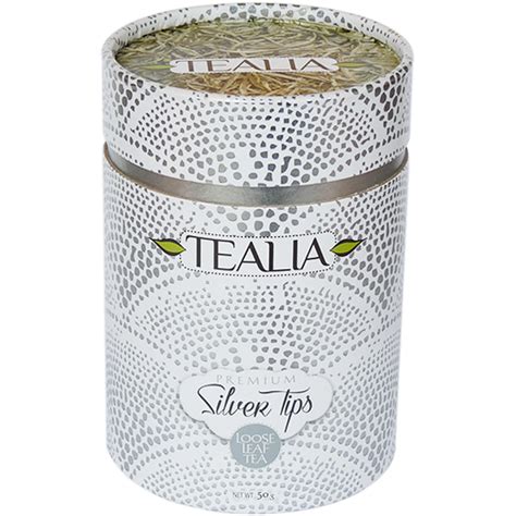 Tealia Silver Tips Canister 50g