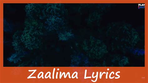 Zaalima Lyrics In English – Dystinct x Shreya Ghoshal