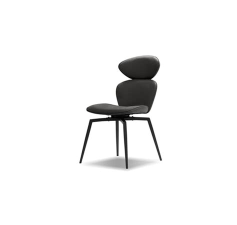 Anika Swivel Dining Chair In Slate Grey
