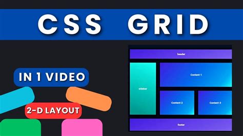 Master Css Grid In One Video Make D Layouts Easily Complete Web