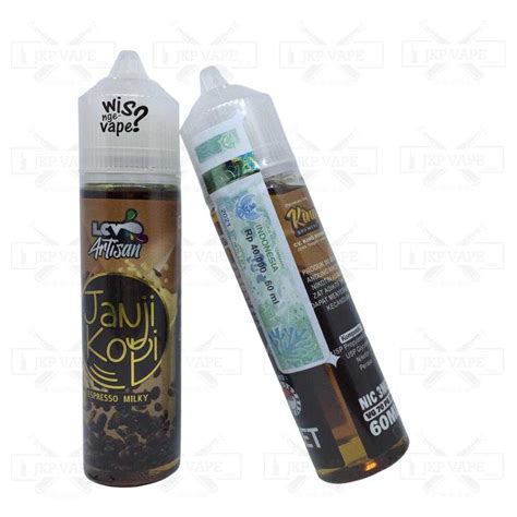 Jual Lcv Artisan Janji Kopi Ml Liquid Vape Freebase Jakmall