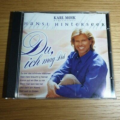 Cd Hansi Hinterseer Du Ich Mag Dich Ebay