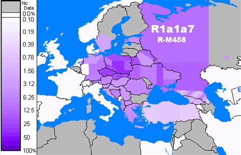 R-M458 frequency distribution - Haplogroup R1a - Wikipedia | Family tree dna, Genealogy, History