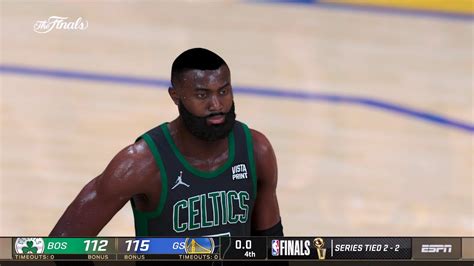 Nba 2k22 Ultra Modded Finals Warriors Vs Celtics Full Game 5 Highlights 4th Qtr Youtube