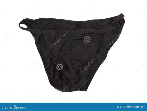 El Bikini Del Hombre Negro Aislado Imagen De Archivo Imagen De Objeto Juego 31704969