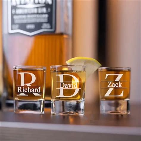 Custom Shot Glasses Set Of 8 Wedding Favors Bridal Groomsman Groomsmen Father Of The Bride