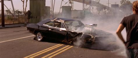 Image Dom S Wrecked Charger Tfatf  The Fast And The Furious Wiki Fandom Powered By Wikia