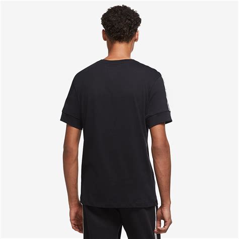 Nike Sportswear Repeat T Shirt Schwarz Reflective Silber