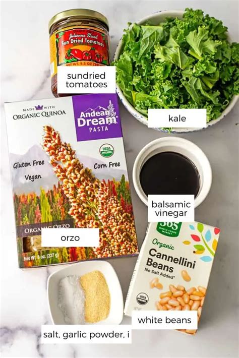 Orzo With Kale Bites Of Wellness