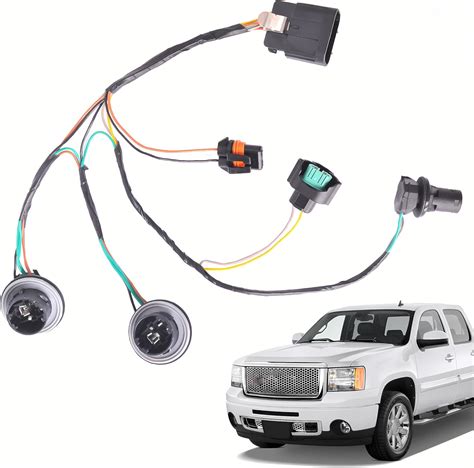 Headlight Wiring Harness 15841610 Compatible With Gmc Sierra 1500 2007 2008 2009