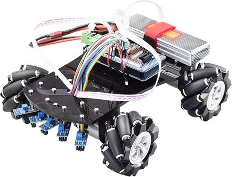 Uminino Linie Tracking Smart Rc Mecanum Rad Roboter Auto Omni