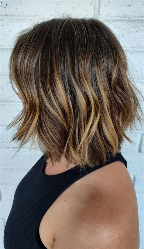 40 Subtle Hair Colour Ideas For A Sun Kissed Glow Textured Bob Sun