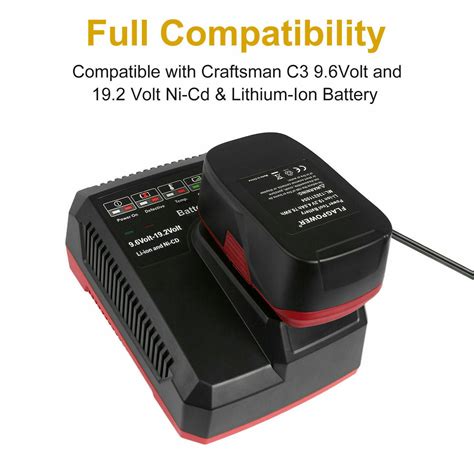 For Craftsman Battery Charger C3 192 Volt Lithium Ion And Ni Cd