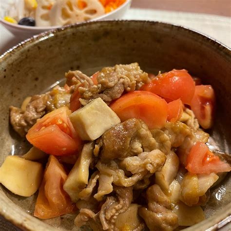 独男のだいどこログ豚肉トマトのカレー炒め あることないこと書いて残す