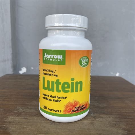 Jarrow Formulas Lutein Lutein 20mg 60 Capsules 120 Capsules Lazada PH