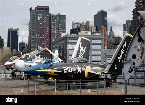 The Flight Deck Of Uss Intrepid Aircraft Carrierintrepid Sea Air