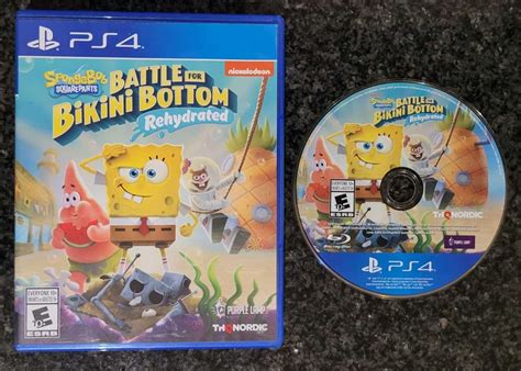 Games SpongeBob SquarePants Battle For Bikini Bottom Rehydrated PS4