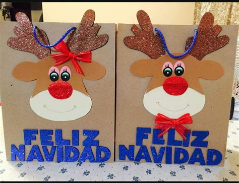 Pin De Madeleine Villarreal En Navi Bolsa De Dulces Navidad Dulceros